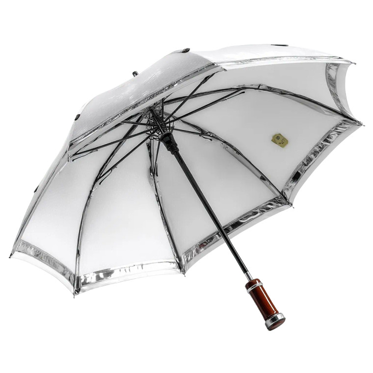 White Umbrella Vinyl Car Decal Sticker – Waterproof & UV-Resistant 6.826666666666667"
