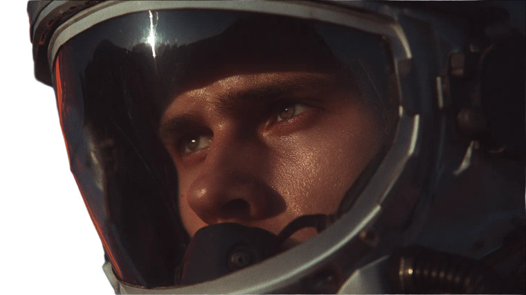 Mars Astronaut Gaze Vinyl Car Decal Sticker – Waterproof & UV-Resistant 5.4