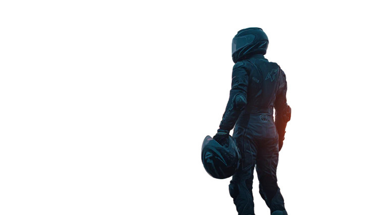 Mystical Motorcyclist Vinyl Car Decal Sticker – Waterproof & UV-Resistant 2.72"