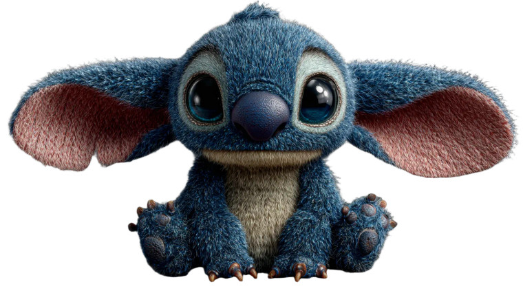 Realistic Stitch V3 Vinyl Car Decal Sticker – Waterproof & UV-Resistant 5.4