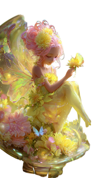 Magical Fairy Girl V2 Vinyl Car Decal Sticker – Waterproof & UV-Resistant 9.706666666666667"