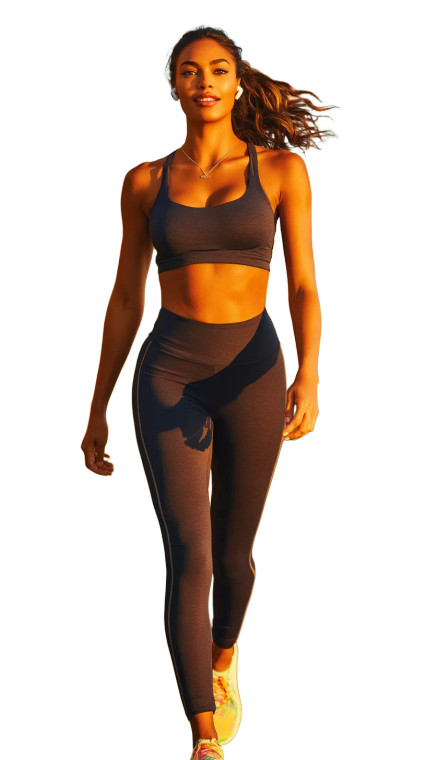 Jogging Woman V5 Vinyl Car Decal Sticker – Waterproof & UV-Resistant 9.706666666666667"