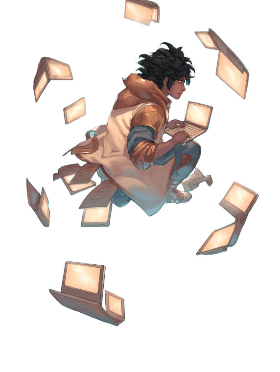 Tech Vortex Manga V2 Vinyl Car Decal Sticker – Waterproof & UV-Resistant 8.213333333333333"