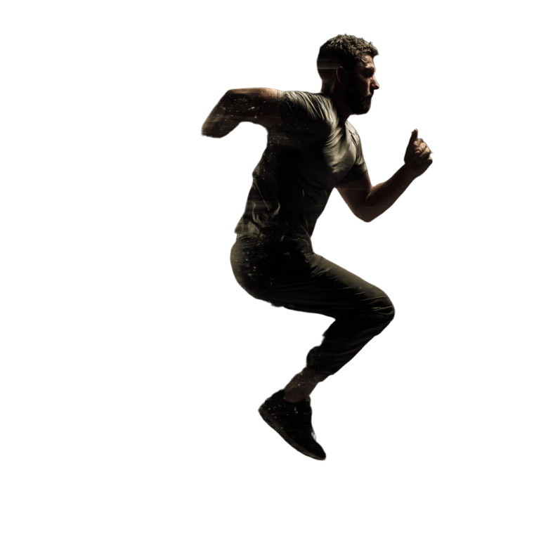 Running Man V14 Vinyl Car Decal Sticker – Waterproof & UV-Resistant 3.4133333333333336"