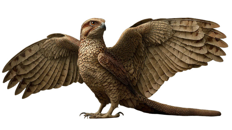 Winged Rattlesnake Vinyl Car Decal Sticker – Waterproof & UV-Resistant 2.72"