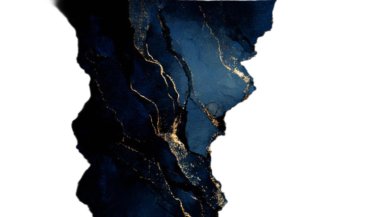 Blue Golden Stone Vinyl Car Decal Sticker – Waterproof & UV-Resistant 5.4