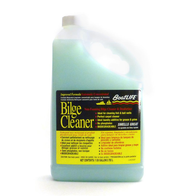 BoatLife Bilge Cleaner | Emulsifies oil and scum | Carpet, upholstery & fabric cleaner | Mold & mildew remover