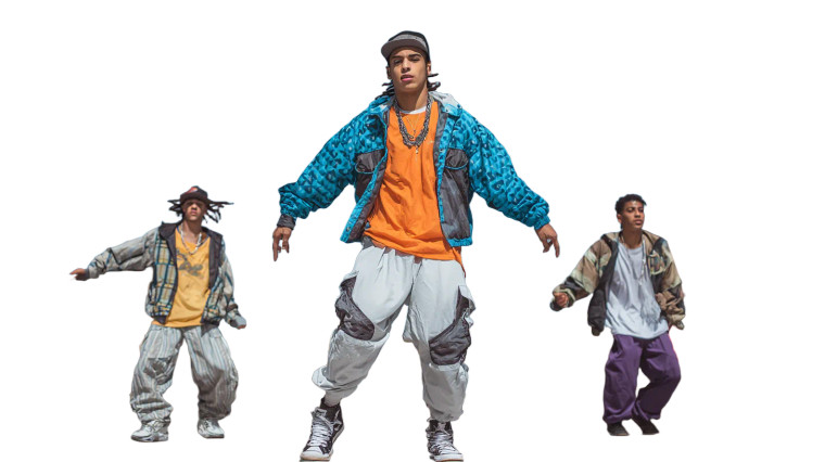 Young Reggaeton Dancers Vinyl Car Decal Sticker – Waterproof & UV-Resistant 2.72"
