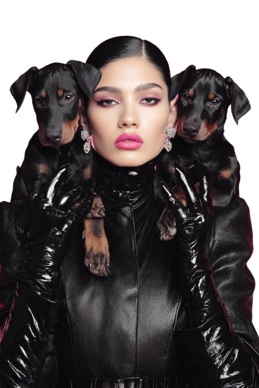 Vogue Cover Model V12 Vinyl Car Decal Sticker – Waterproof & UV-Resistant 8.96"