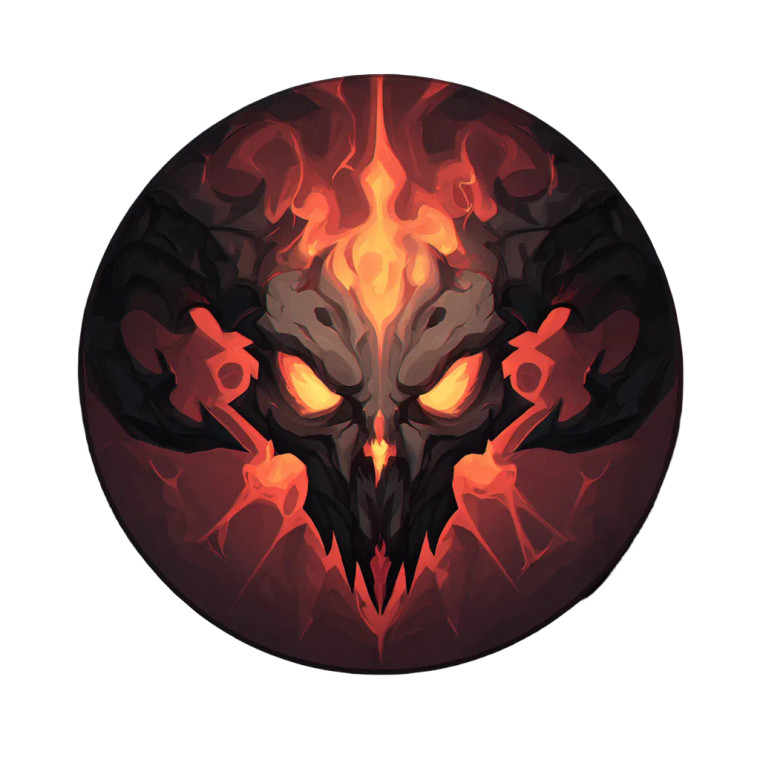 Devilish Fire Seal Vinyl Car Decal Sticker – Waterproof & UV-Resistant 3.4133333333333336"