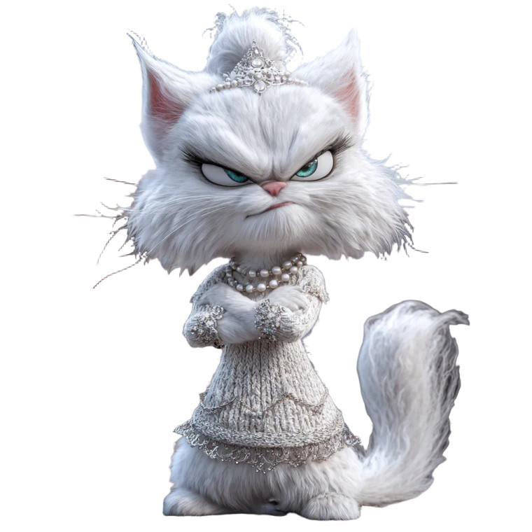 Katren The Cat Vinyl Car Decal Sticker – Waterproof & UV-Resistant 6.826666666666667"