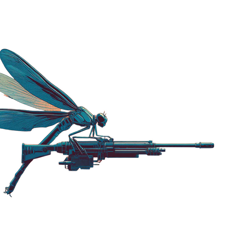 Ghibli Dragonfly Vinyl Car Decal Sticker – Waterproof & UV-Resistant 6.826666666666667"