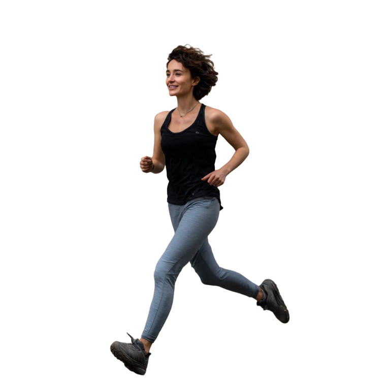 Running In Paris Vinyl Car Decal Sticker – Waterproof & UV-Resistant 3.4133333333333336"