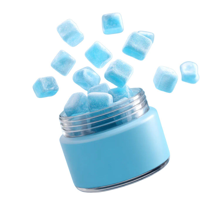 Cannabis Gummies Jar Vinyl Car Decal Sticker – Waterproof & UV-Resistant 6.826666666666667"