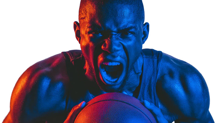 Basketball Shout Portrait Vinyl Car Decal Sticker – Waterproof & UV-Resistant 5.4