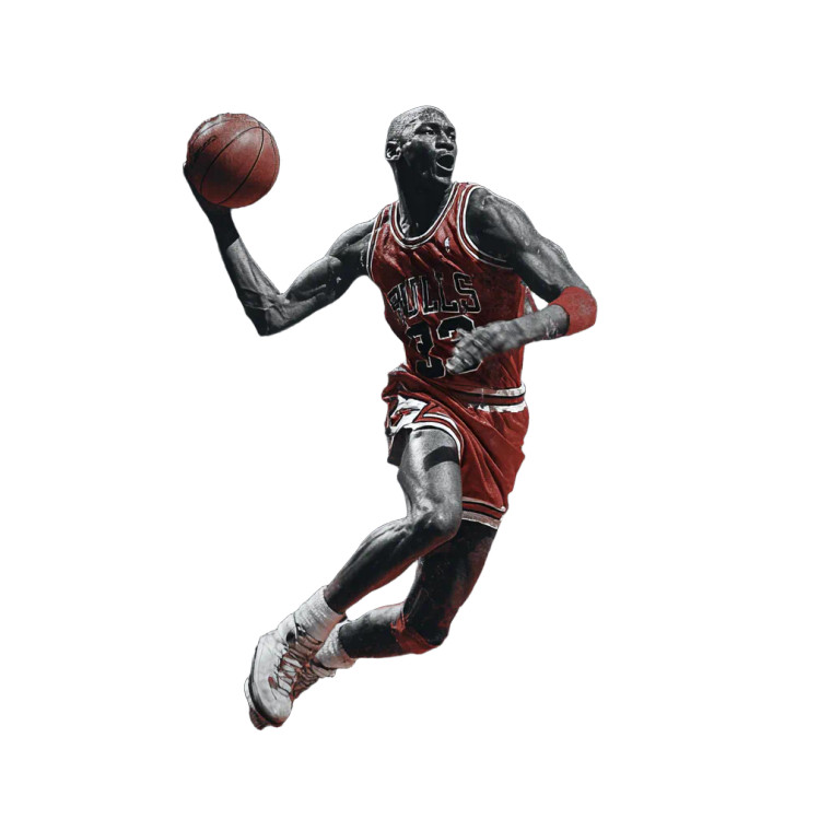 Michael Jordan Poster V2 Vinyl Car Decal Sticker – Waterproof & UV-Resistant 6.826666666666667"