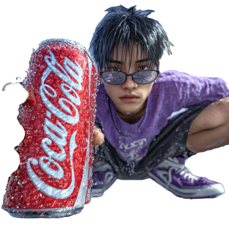 Cool Coke Moment Vinyl Car Decal Sticker – Waterproof & UV-Resistant 3.4133333333333336"