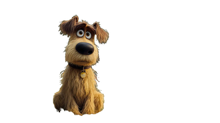 Cartoon Dog V24 Vinyl Car Decal Sticker – Waterproof & UV-Resistant 2.72"