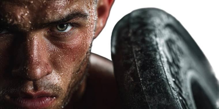 Focused Crossfit Athlete Vinyl Car Decal Sticker – Waterproof & UV-Resistant 5.12"