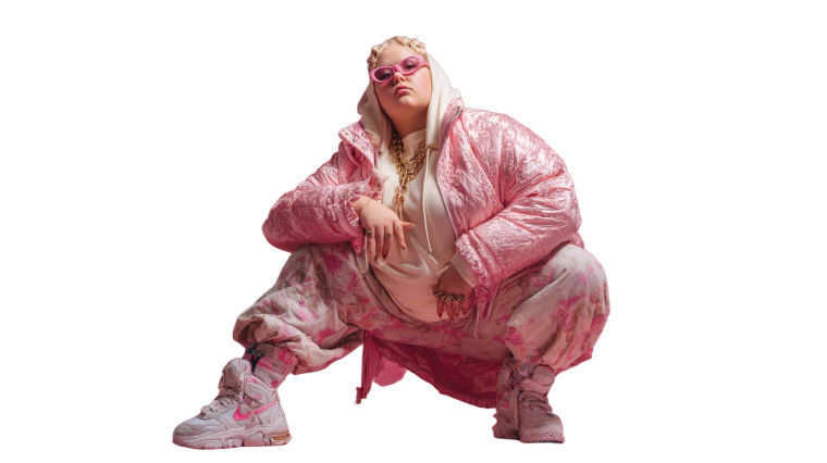 Fashion Obese Pose Vinyl Car Decal Sticker – Waterproof & UV-Resistant 5.4