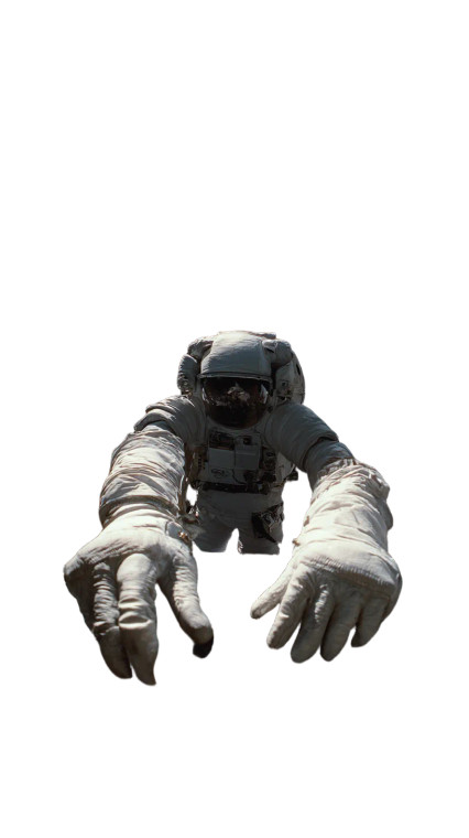 Astronaut Repairing Satellite Vinyl Car Decal Sticker – Waterproof & UV-Resistant 9.706666666666667"