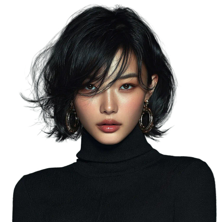 Asian Model Portrait V14 Vinyl Car Decal Sticker – Waterproof & UV-Resistant 3.4133333333333336"