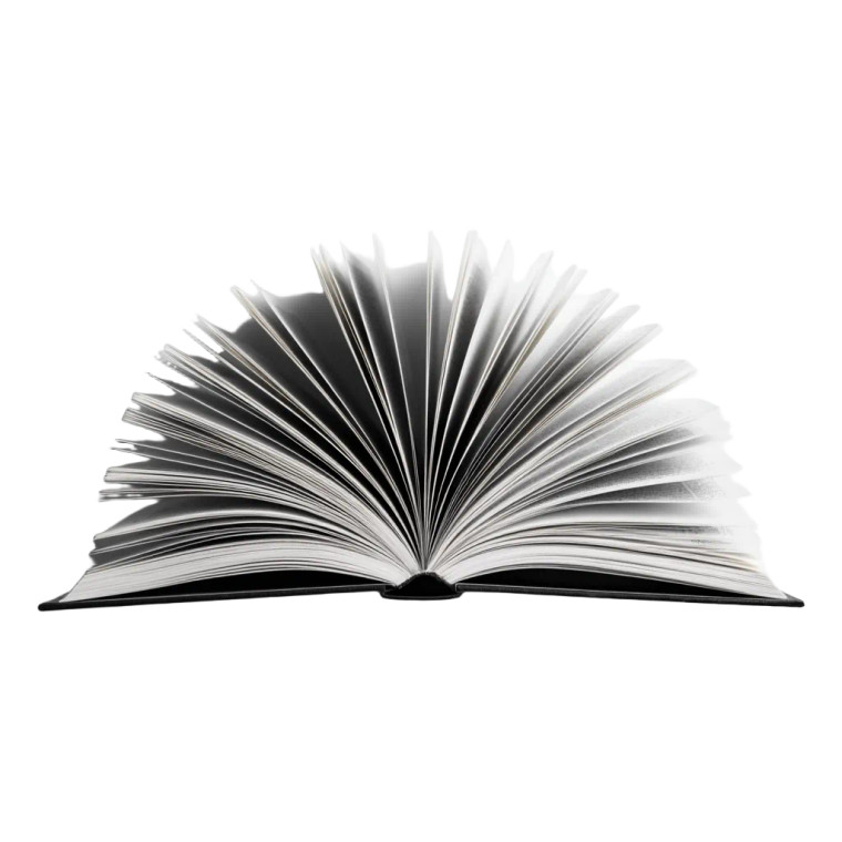Top View Book Vinyl Car Decal Sticker – Waterproof & UV-Resistant 6.826666666666667"