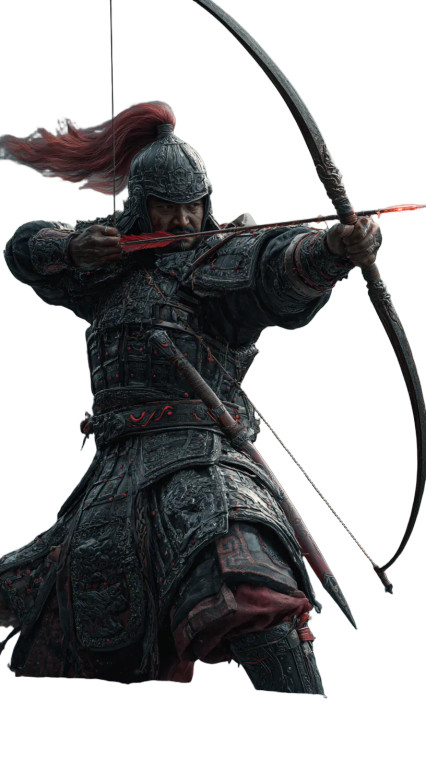 Korean General Archer Vinyl Car Decal Sticker – Waterproof & UV-Resistant 9.706666666666667"