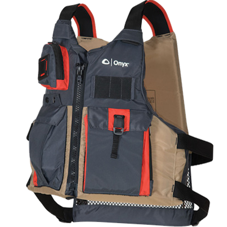 Onyx Outdoors Kayak Fishing Paddle Vest | Type III Life Jacket, Paddle Specific Design