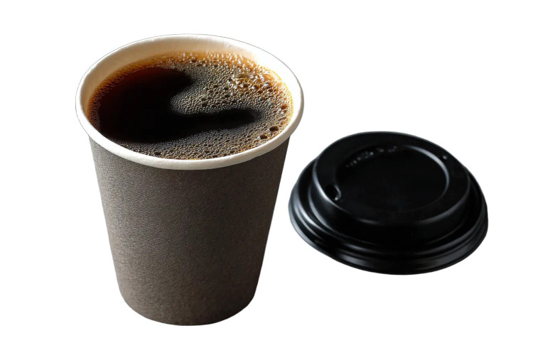 Black Coffee Cup V4 Vinyl Car Decal Sticker – Waterproof & UV-Resistant 5.97333333333333