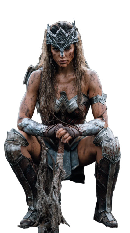 Wonder Woman Portrait V3 Vinyl Car Decal Sticker – Waterproof & UV-Resistant 4.8533333333333335"