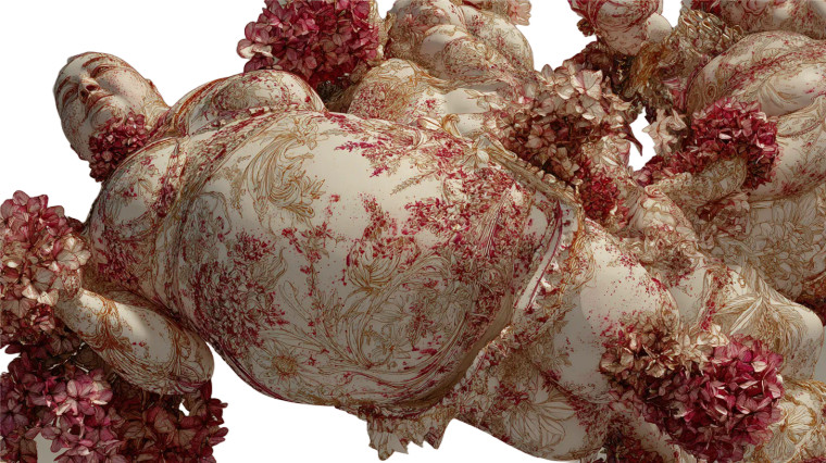 Floating Obese Bodies Vinyl Car Decal Sticker – Waterproof & UV-Resistant 2.72"