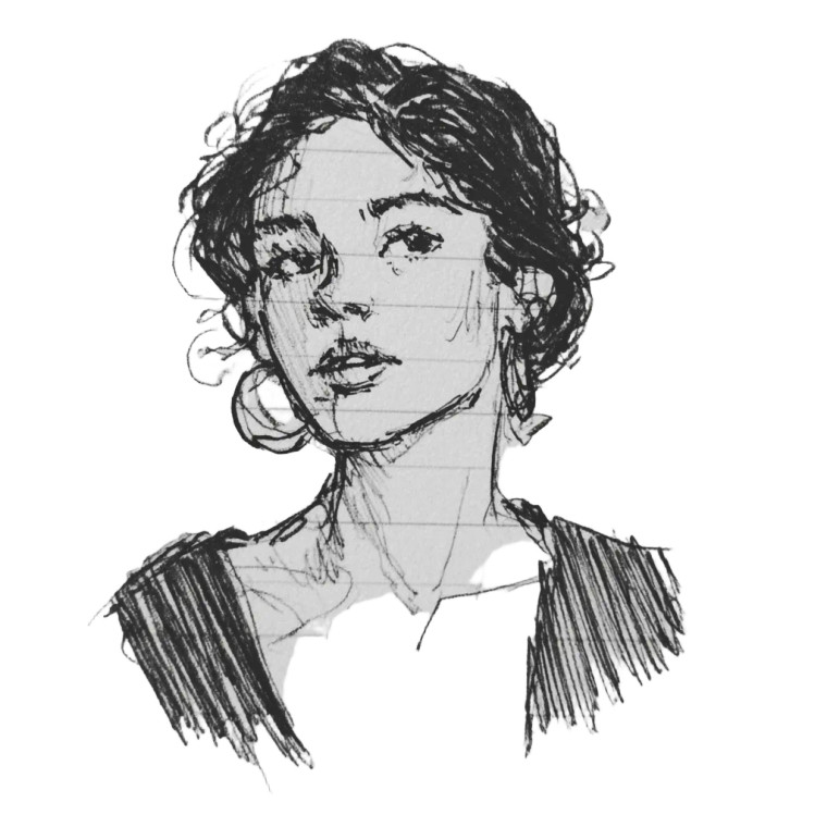 Cartoon Woman Sketch Vinyl Car Decal Sticker – Waterproof & UV-Resistant 6.826666666666667" Cartoon Woman Sketch Vinyl Car Decal Sticker – Waterproof & UV-Resistant 6.826666666666667"