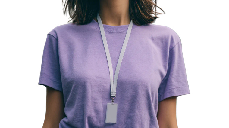 Woman In Purple Vinyl Car Decal Sticker – Waterproof & UV-Resistant 5.4