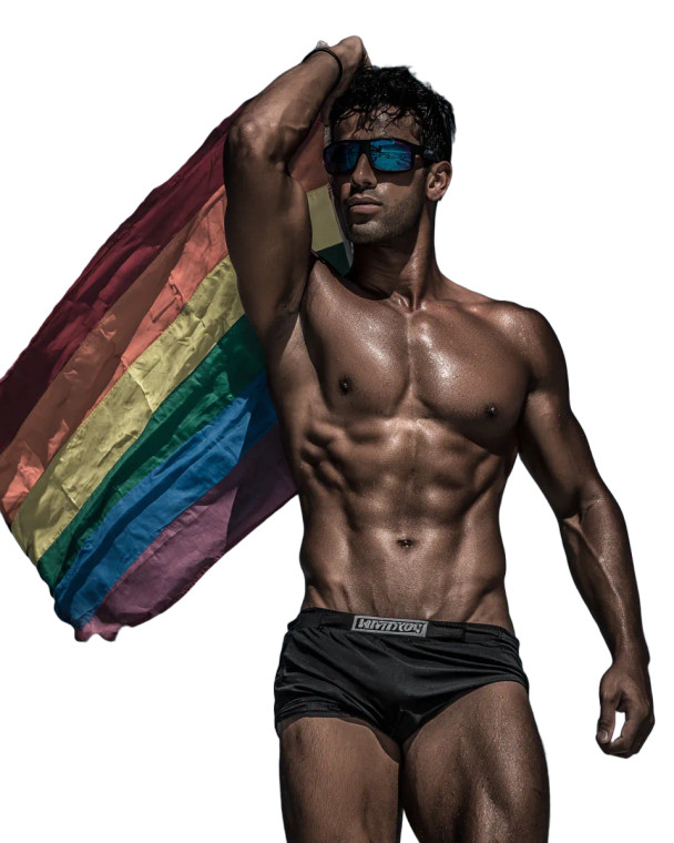 Gay Male Model V2 Vinyl Car Decal Sticker – Waterproof & UV-Resistant 4.0"