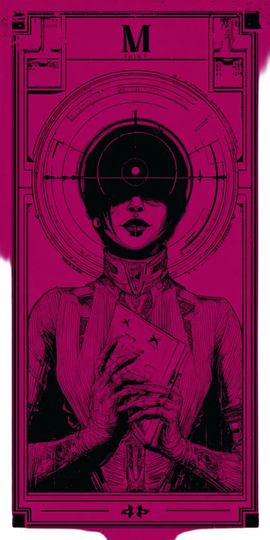 Cyberpunk Magician Vinyl Car Decal Sticker – Waterproof & UV-Resistant 5.12"