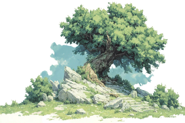 Fairytale Tree Vinyl Car Decal Sticker – Waterproof & UV-Resistant 5.97333333333333