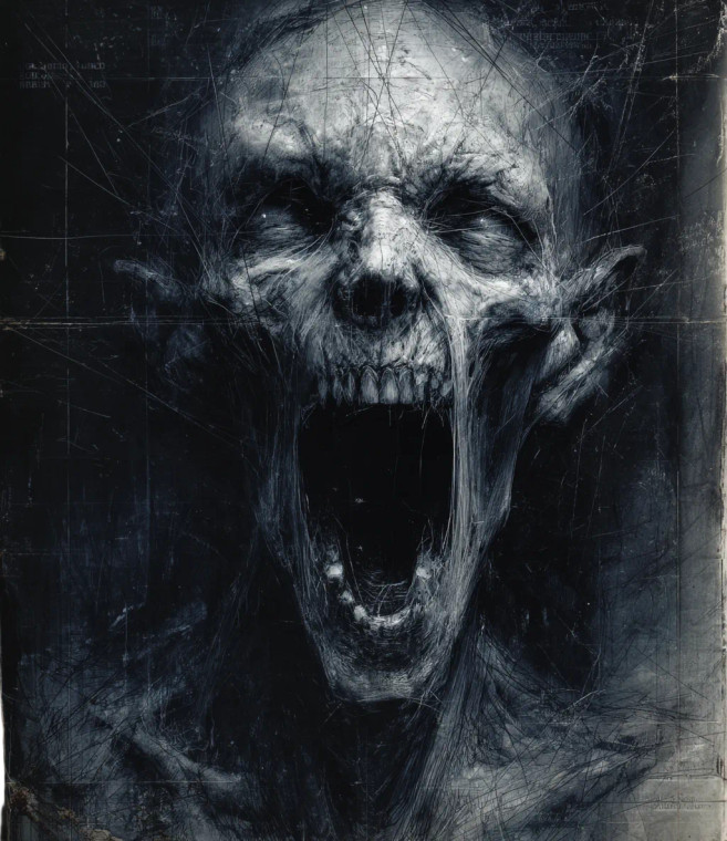 Menacing Zombie V2 Vinyl Car Decal Sticker – Waterproof & UV-Resistant 3.946666666666666