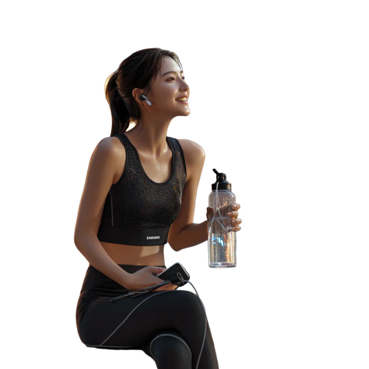 Smiling Runner V2 Vinyl Car Decal Sticker – Waterproof & UV-Resistant 6.826666666666667"