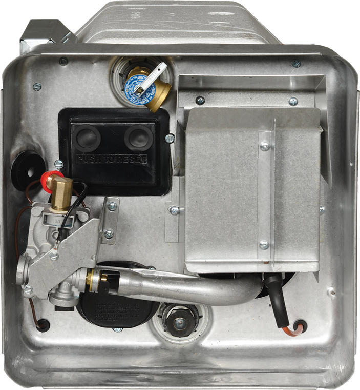 Suburban Mfg SW12DELC Water Heater | 12 Gallon Tank, Direct Spark Ignition, Fast Recovery Rate, Porcelain-Lined Steel Tank, LP Gas/Electric