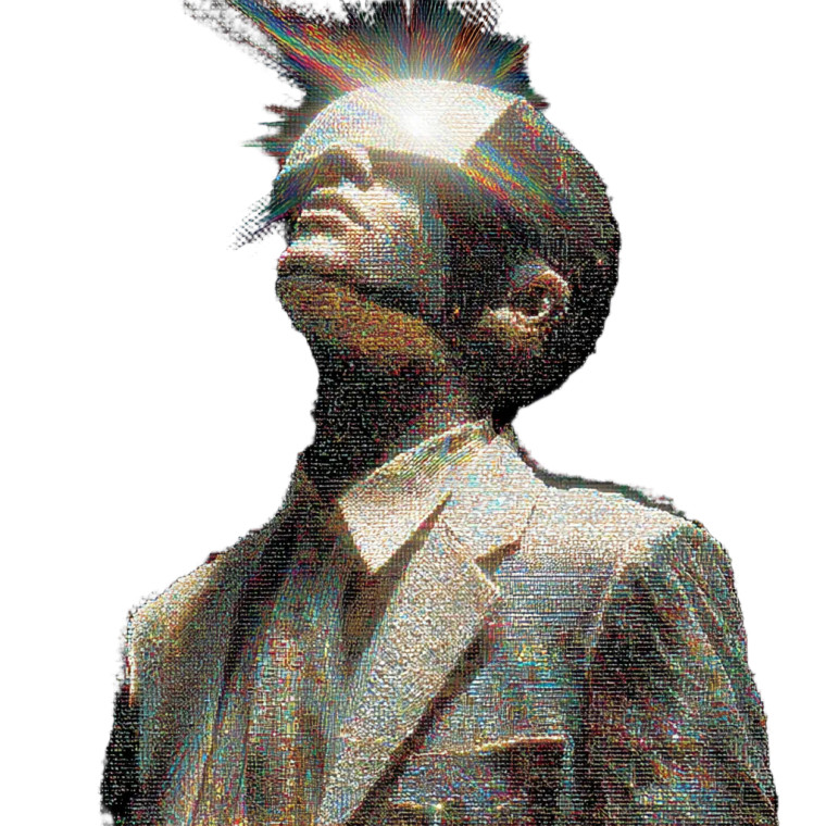 Star-Head Man Vinyl Car Decal Sticker – Waterproof & UV-Resistant 3.4133333333333336"