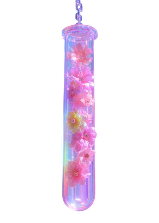 Colorful Flower Tubes Vinyl Car Decal Sticker – Waterproof & UV-Resistant 4.32"