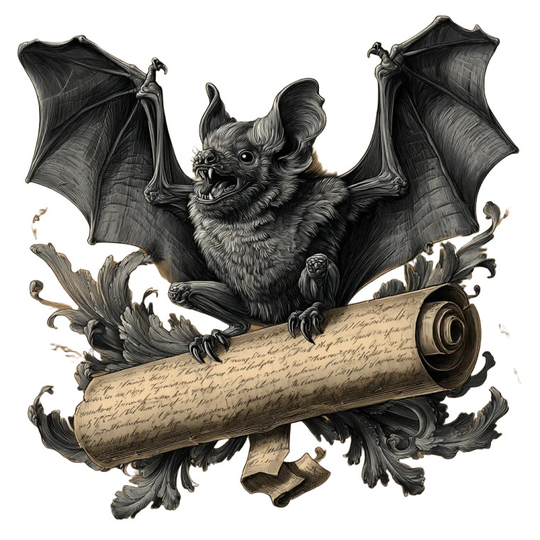 Bat Loading Scroll Vinyl Car Decal Sticker – Waterproof & UV-Resistant 3.4133333333333336"