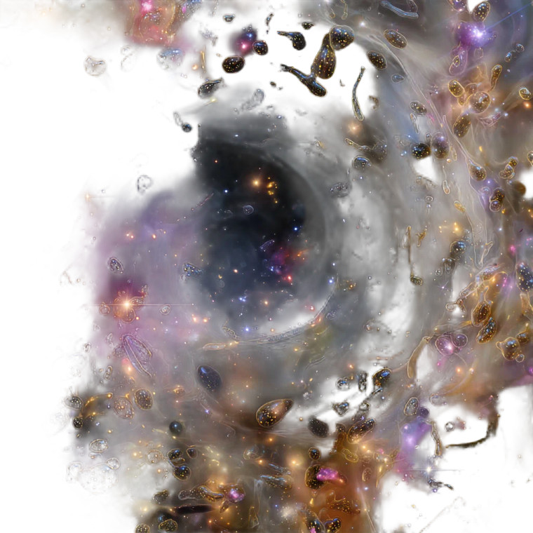 Cosmic Microorganisms Vinyl Car Decal Sticker – Waterproof & UV-Resistant 3.4133333333333336"