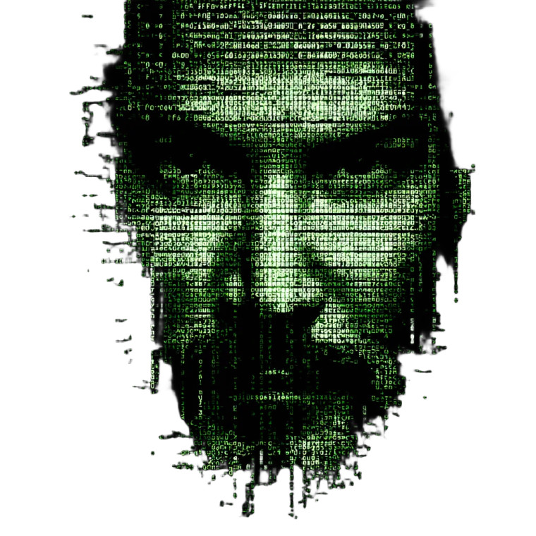 Cyberpunk Ascii Portrait Vinyl Car Decal Sticker – Waterproof & UV-Resistant 3.4133333333333336"