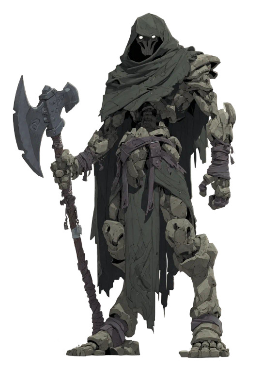 Arcane Clay Golem Vinyl Car Decal Sticker – Waterproof & UV-Resistant 8.213333333333333"