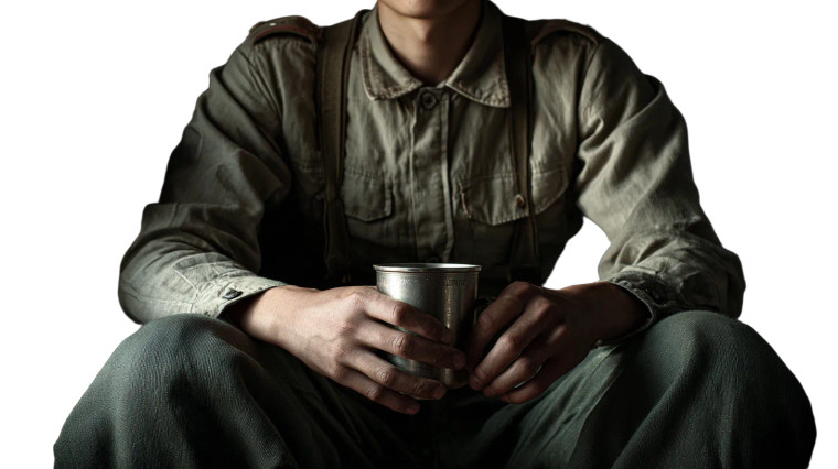 Chinese Soldier Relaxing Vinyl Car Decal Sticker – Waterproof & UV-Resistant 5.4