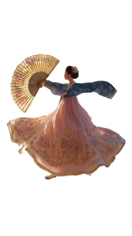 Bubble Fan Dance Vinyl Car Decal Sticker – Waterproof & UV-Resistant 9.706666666666667"