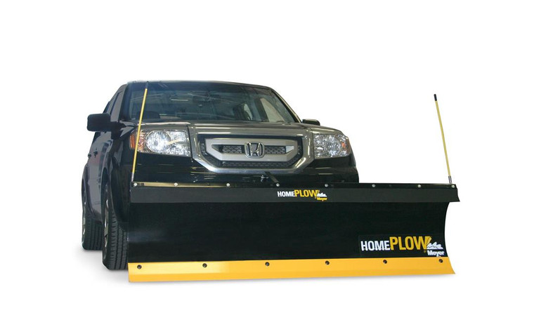 Meyer Snow Plow 24000 Home Plow; 80 Inch Length; 22 Inch Height; Electric Lift; Wireless Control; Auto Angle; With Snow Plow and Mounting Hardware; Requires Front Receiver Hitch Mount See Required Parts