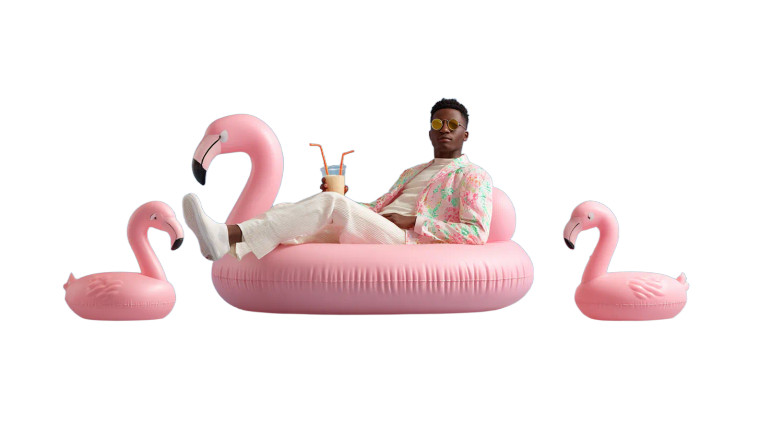 Luxury Pool Scene Vinyl Car Decal Sticker – Waterproof & UV-Resistant 5.4